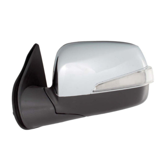 Isuzu D-Max 2009-2011 Chrome / Black Door Mirror - Left LED