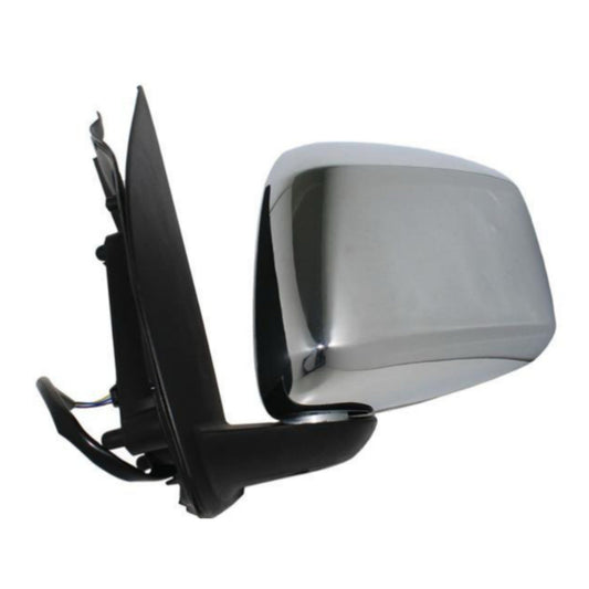 Nissan Navara 2006+ Mirror Chrome Electrical Left Hand Side