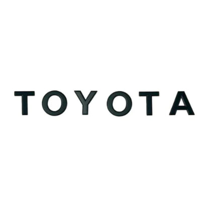 Toyota Hilux GD6 Travo 2026 Tailgate Toyota Lettering Gloss Black