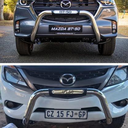 Mazda BT-50 2010-Present Chrome Nudge Bar