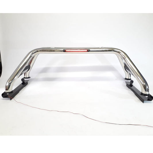 Universal Chrome Roll Bar With Brake Light LED