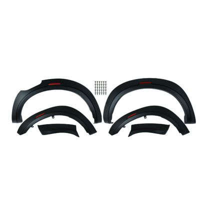 Isuzu D-Max 2020+ SlimLine Wheel Arches W/Red Insert