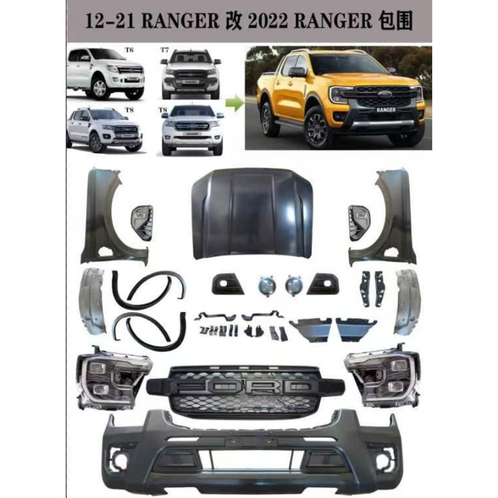 Ford Ranger T6/T7/T8 To T9 2023+ Ranger Conversion Kit - The Bakkie Shop