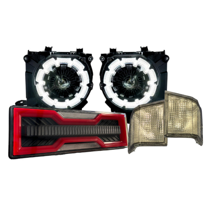 Land Cruiser 70/76 Complete Clear Lighting Upgrade Combo Kit