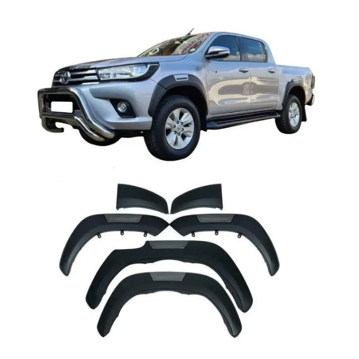 Toyota Hilux 2016-2025 Wheel Arches With Grey Insert