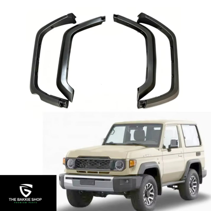 Toyota Landcruiser LC71 Wheel Arches Set Black
