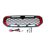 Ford Ranger T8 2020-2022 LED Light Up Grille Black and Red