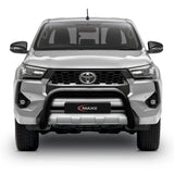 Toyota Hilux GD6 2024+ Black Stainless Steel Nudge Bar Fleet