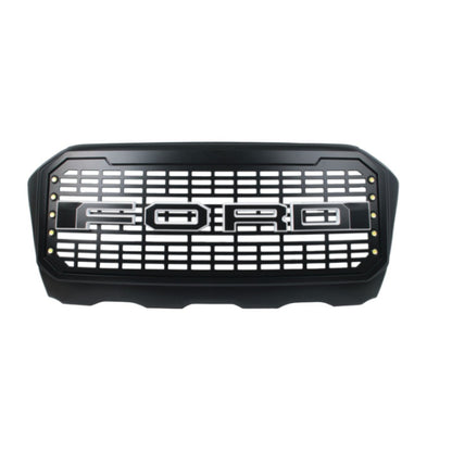 Ford Ranger 2015+ White and Black F-Series Type Grille