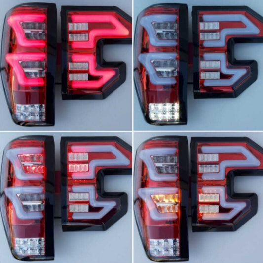 Ford Ranger 2012-2022 Raptor Style Tail Lamp Set 4pcs