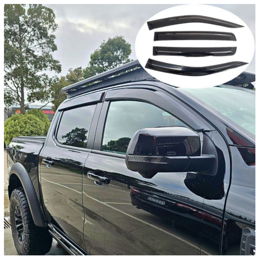 Ford Ranger 2023+ Gloss Black Windshields Set