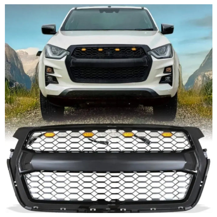 Isuzu D-Max Gen 7 2022+ Grill With Top Orange LED Lights