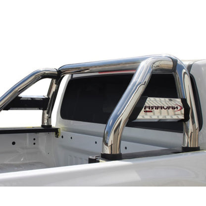 Nissan Navara 2021+ D/Cab Roll Bar Chrome