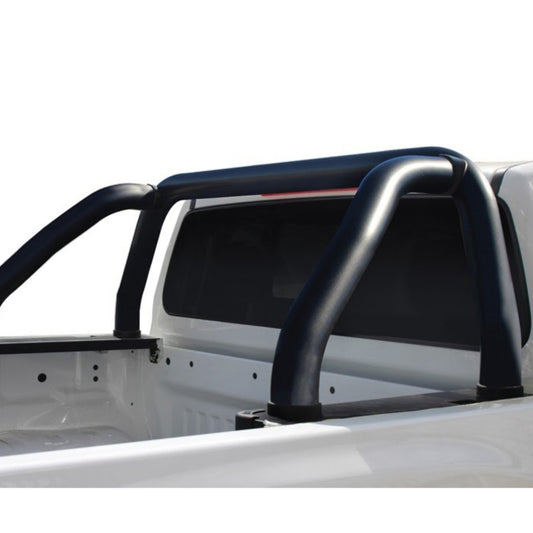 Nissan Navara 2021+ Black Stainless Steel Fleet Roll Bar