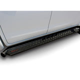 Toyota Hilux 2016-2020 Black Coated Aluminium Side Steps Set