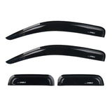Toyota Hilux Club Cab 2012+ Gloss Black Windshields 4 piece set