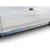 Nissan NP200 Steel Side Steps Chrome