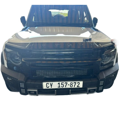 Jetour T2 2025+ LED Bonnet Guard With Name (Gloss Black)