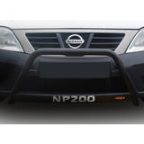 Nissan NP200 Black Coated Nudge Bar Steel