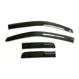 Ford Ranger (2012-2022) Super Cab Weather Guards - Gloss Black