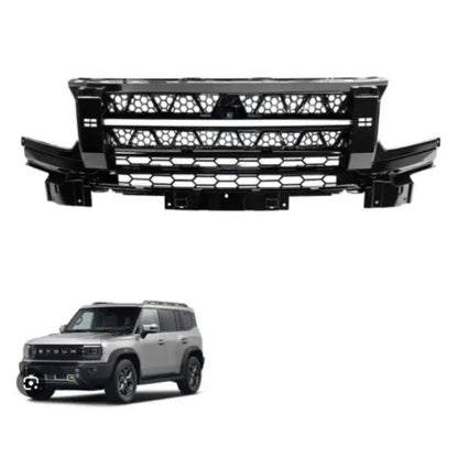 Jetour T2 2025+ LED Light bar Design Black Gloss Grill