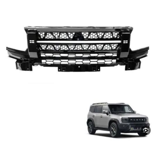 Jetour T2 2025+ LED Light bar Design Black Gloss Grill