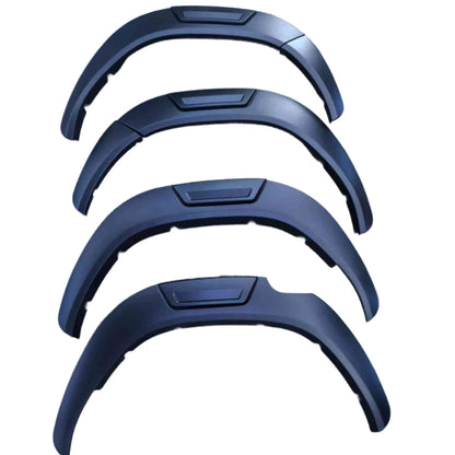 Toyota Hilux GD6 2016-2020 Plain Black Wheel Arches Set