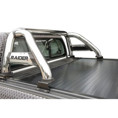 Toyota Hilux 2016-2020 Chrome Roll Bar Roller Top Compatible