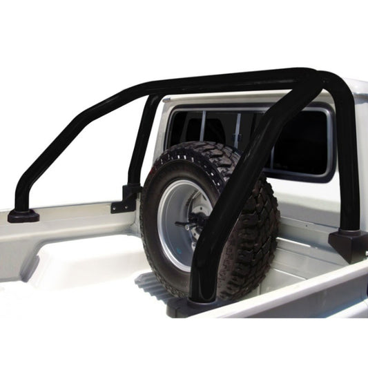Toyota LC70 Landcruiser Matt Black Stainless Steel Roll Bar