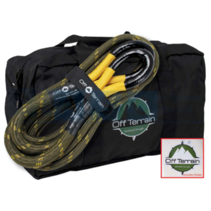 Off Terrain Recovery Rope 6x19mm Military Green Nylon Rope