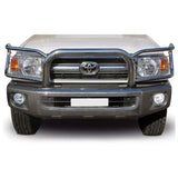 Toyota Landcruiser 70 Series 2009 to Current Wrap Around Stainless Steel Bull Bar