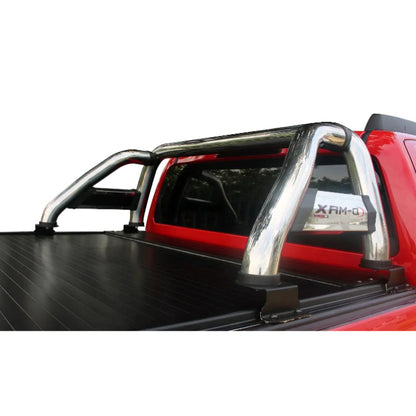 Isuzu D-Max Gen 7 2021+ D/Cab Roll Bar Roller Top Compatible Polished
