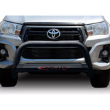 Toyota Hilux GD6 2016-2020 Nudge Bar Black Stainless Steel