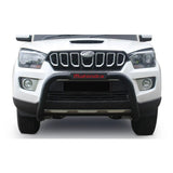 Mahindra PickUp 2018+ Black Coated Stainless Steel Nudge Bar with PI Cover - PDC Compatible