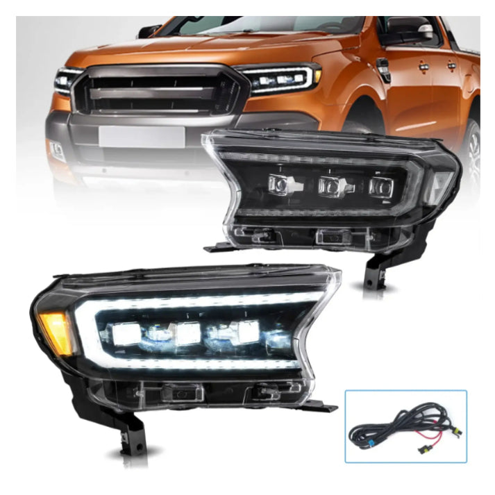 Ford Ranger 2016-2022 Bugatti Style Head Light Set