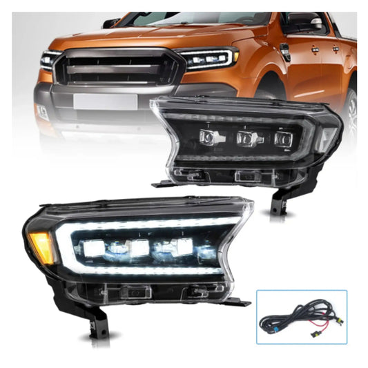 Ford Ranger 2016-2022 Bugatti Style Head Light Set