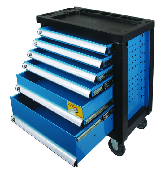 174-piece Tool Kit in 6-drawer, 4-wheel Trolley