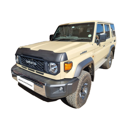 Toyota Landcruiser LC79 Series 2024-Present Bonnet Guard (Stick on) Matte Black