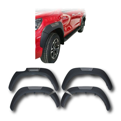 Toyota Hilux 2016+ Wheel Arches Grey Insert Set