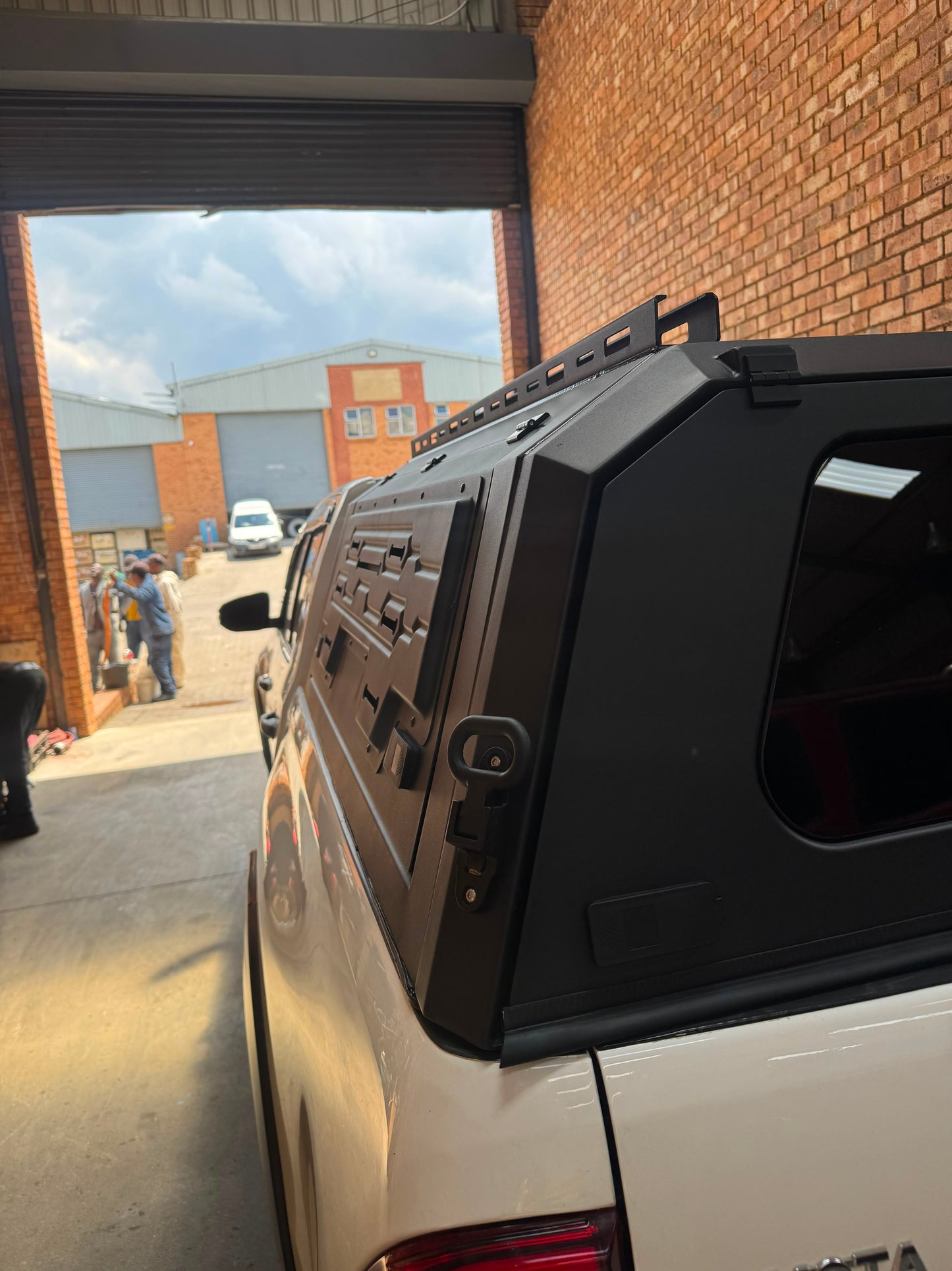 Toyota Hilux D/C 2016+ Steel Canopy With Solid Side Doors