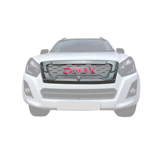 Isuzu D-MAX 2016-2021 Mesh Grill D-MAX Word Red