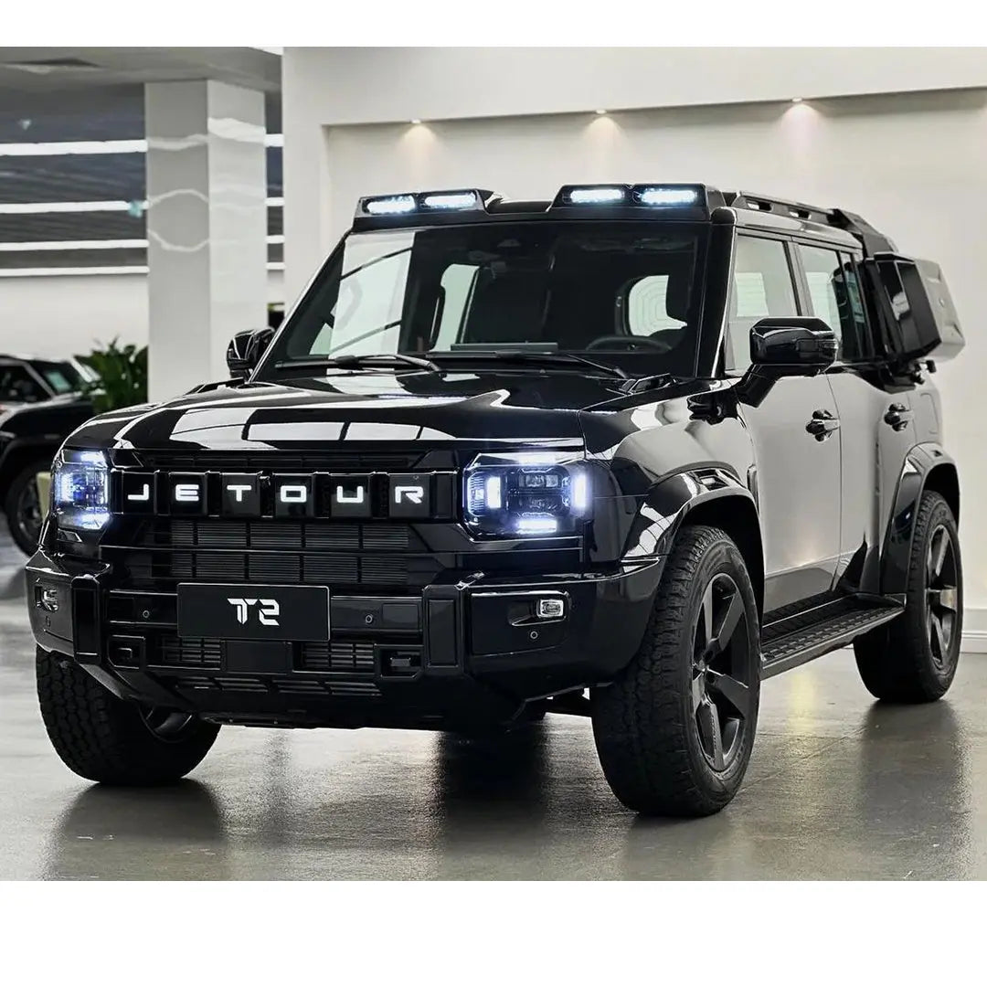 Jetour T2 2025+ Urban Series Gloss Black 4-Pod LED Roof Light With Remote