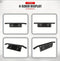 Universal Bull Bar License Plate Holder/LED Light Bar Mount