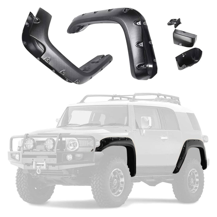 Toyota FJ Cruiser 2007-2023 Fender Flares Textured Matte Black