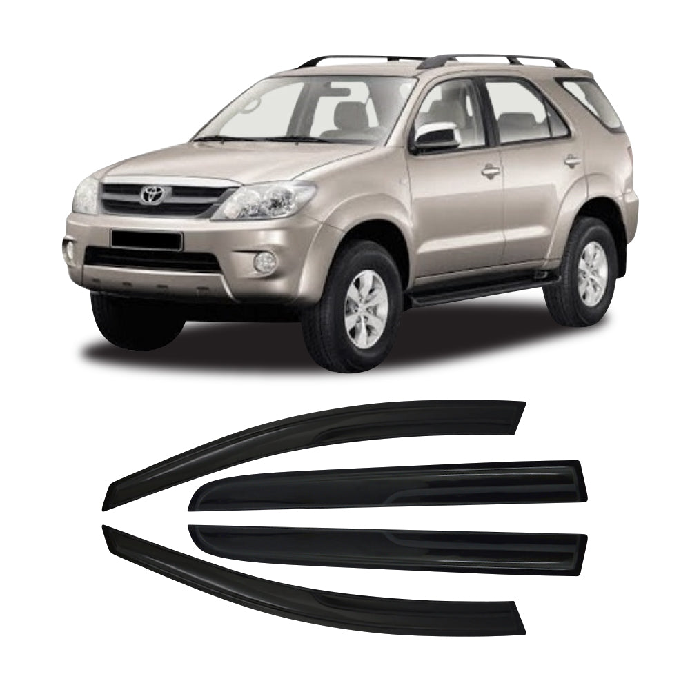 Toyota Fortuner 2005-2015 Gloss Black Windshields Set