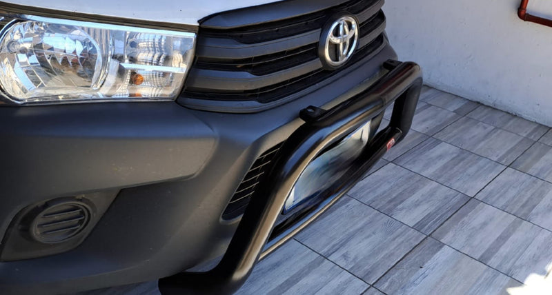 Toyota Hilux 2016-2023 Nudge Bar Coated Black