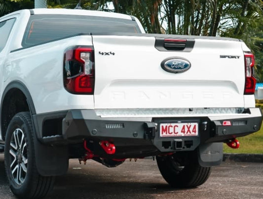 Ford Ranger 2023+ Next Gen Rocker Rear Replacement Bumper With Tow Bar