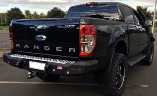 Ford Ranger 2012 - 2023 Rocker REAR Replacement Bumper With Towbar (Wiring not included)