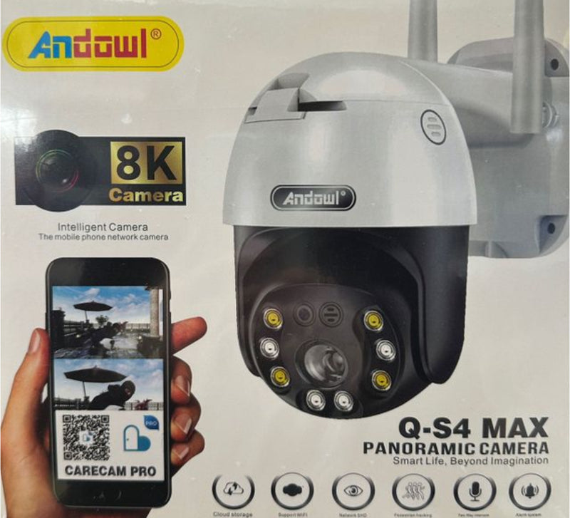 Andowl Q-S4 Full HD 4K Wireless Smart Camera - Waterproof Outdoor WiFi CCTV