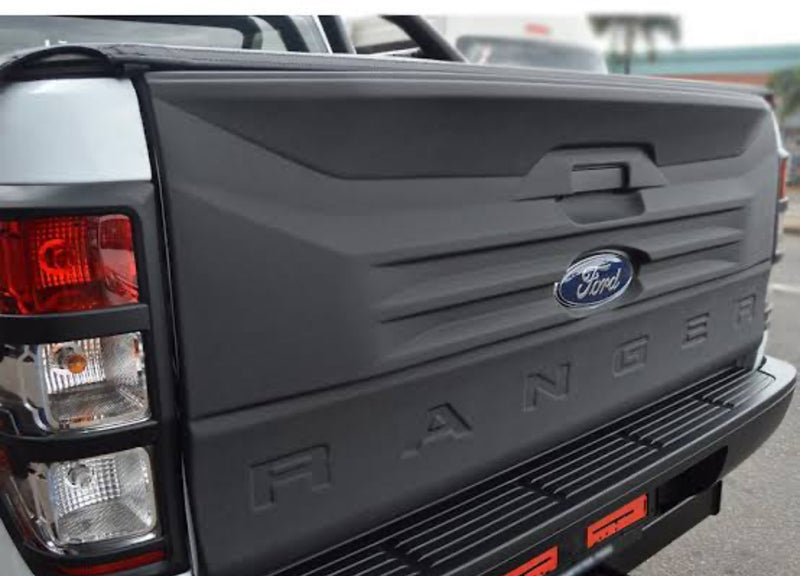 Ford Ranger T6 and T7 Black Full Tailgate Spoiler